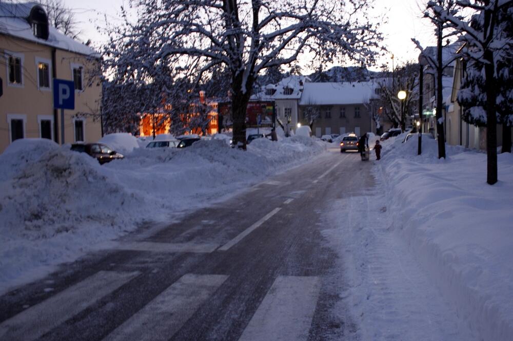 snijeg Cetinje, Foto: Prijestonica