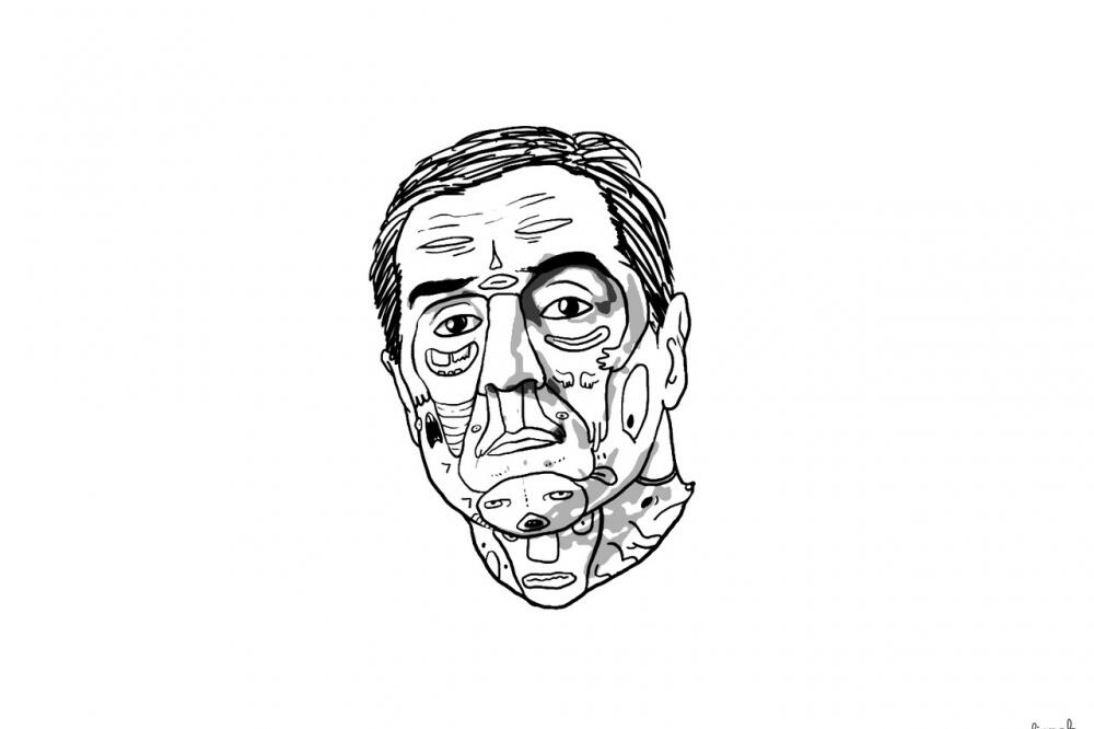 crtež, Milo Đukanović, Vanja Vikalo, Foto: Vanja Vikalo