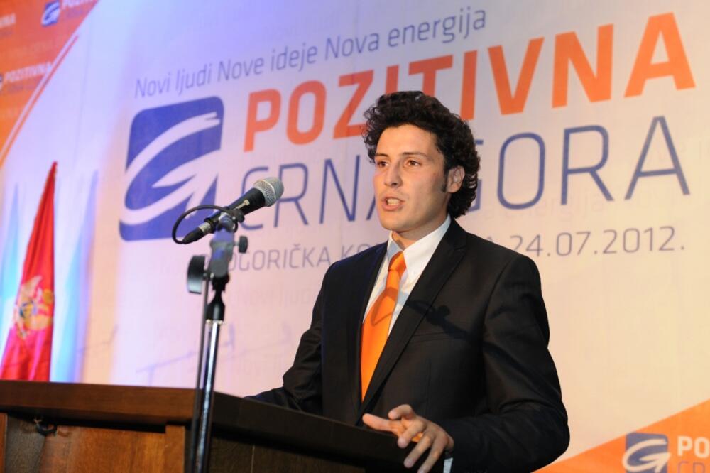Dritan Abazović, Foto: Pozitivna Crna Gora