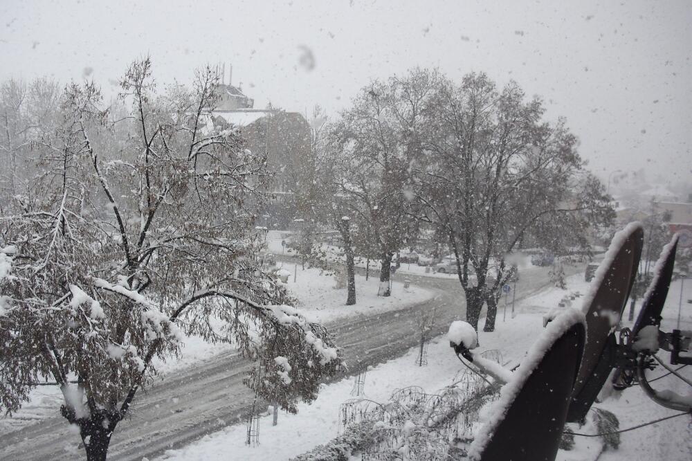 Danilovgrad, snijeg, Foto: Milan Drašković