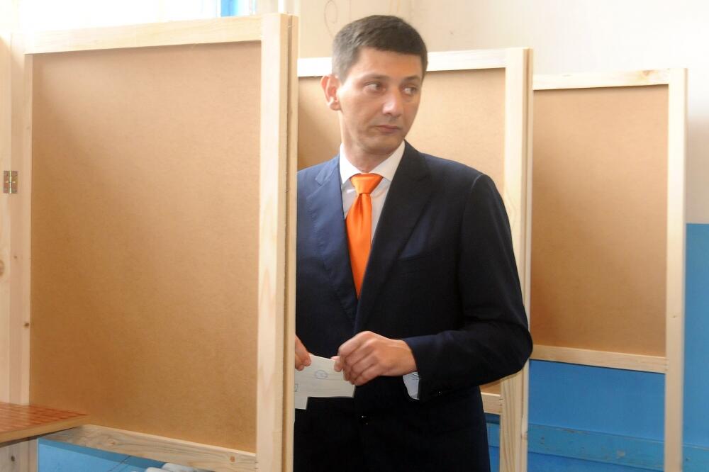 Darko Pajović glasanje, Foto: Boris Pejović