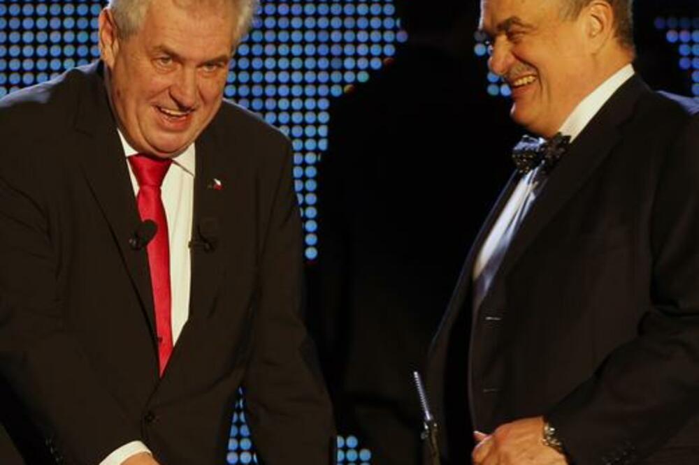 Miloš Zeman, Karel Švarcerberg,, Foto: Beta