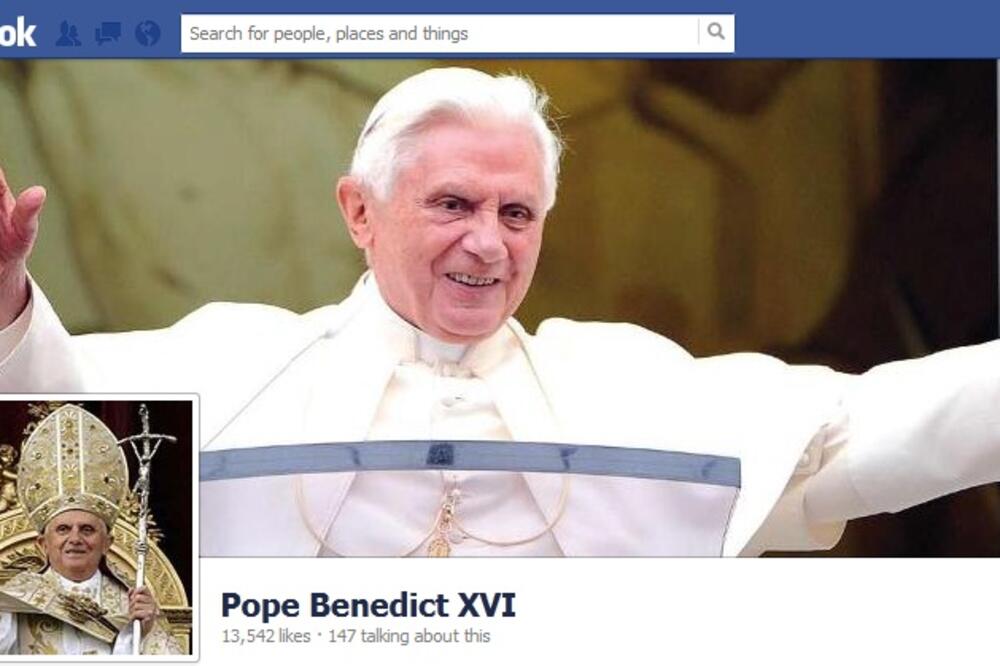 Papa fejsbook, Foto: Facebook