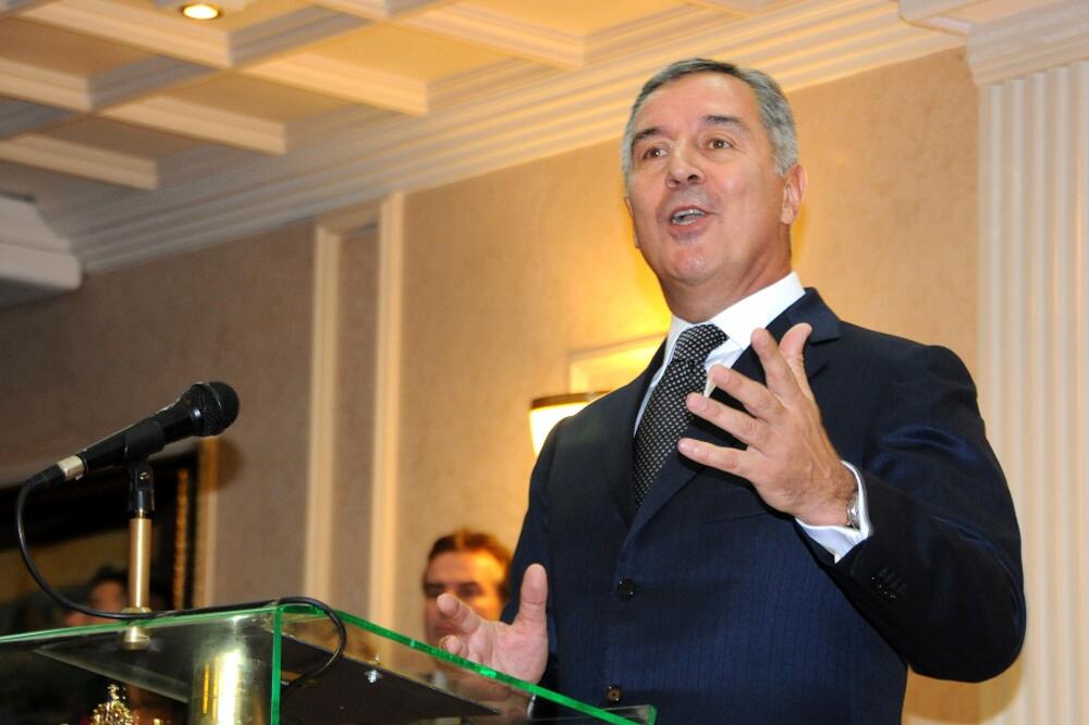 Milo Đukanović, novogodišnji prijem, Foto: Boris Pejović