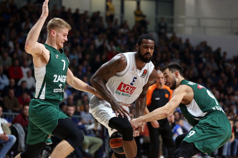 Erl Klark protiv Žalgirisa u Podgorici, Foto: Filip Roganović