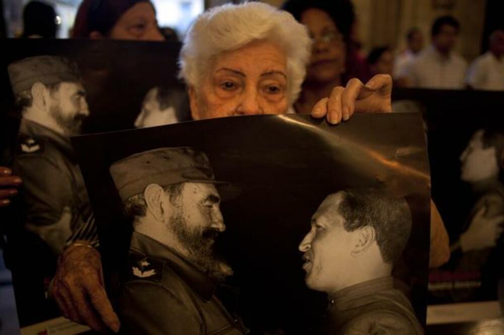 Molitva Ugo Čaves, Fidel Kastro, Foto: Beta/AP