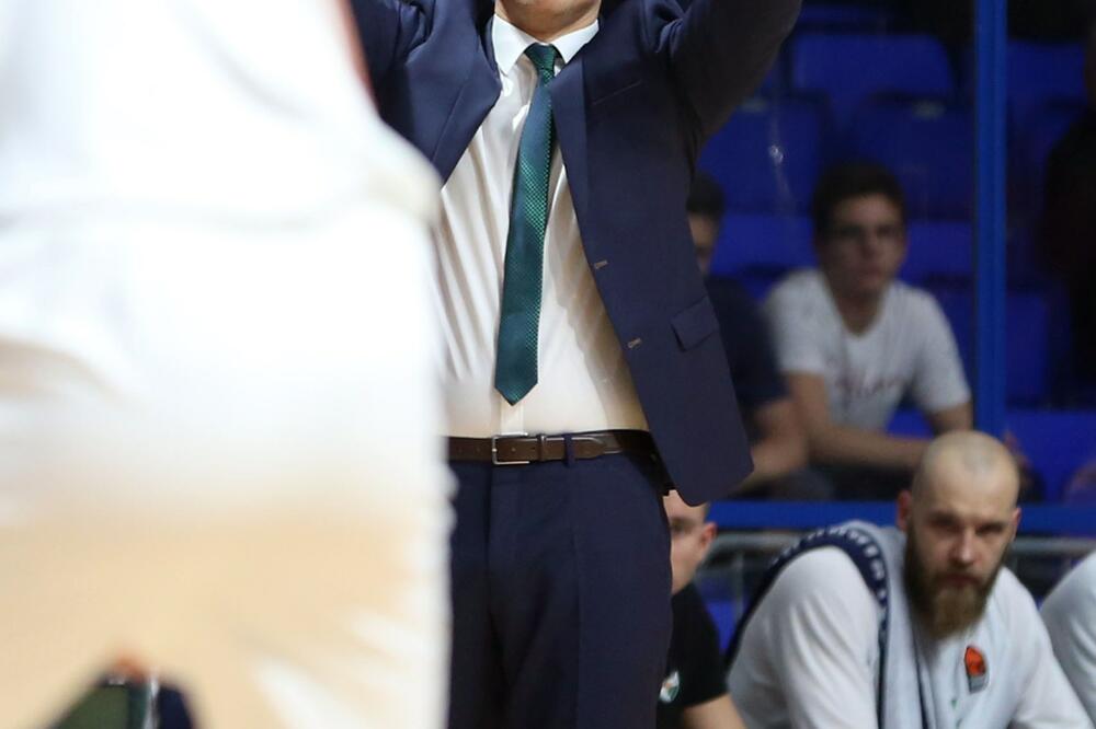 Šarunas Jasikevičijus na meču u "Morači"