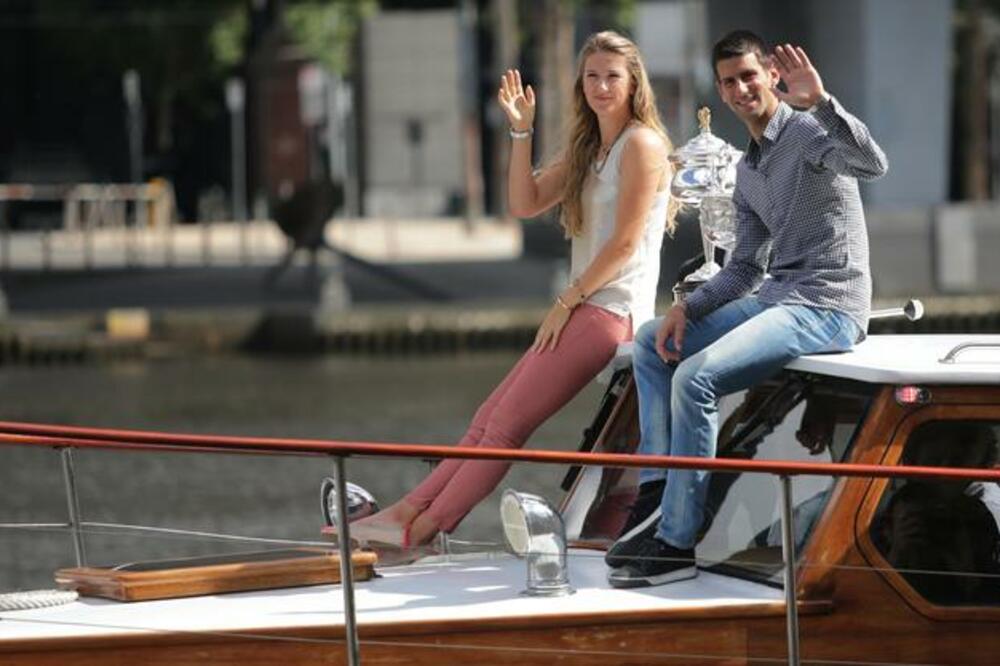 Viktorija Azarenka i Novak Đoković, Foto: Beta/AP