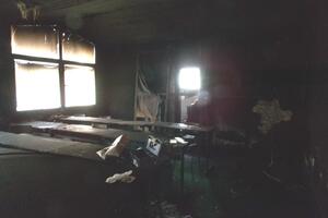 Cetinje: Požar u zgradi Crvenog krsta