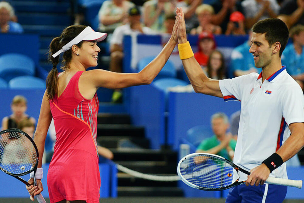 Ana Ivanović i Novak Đoković, Foto: Hopmancup.com