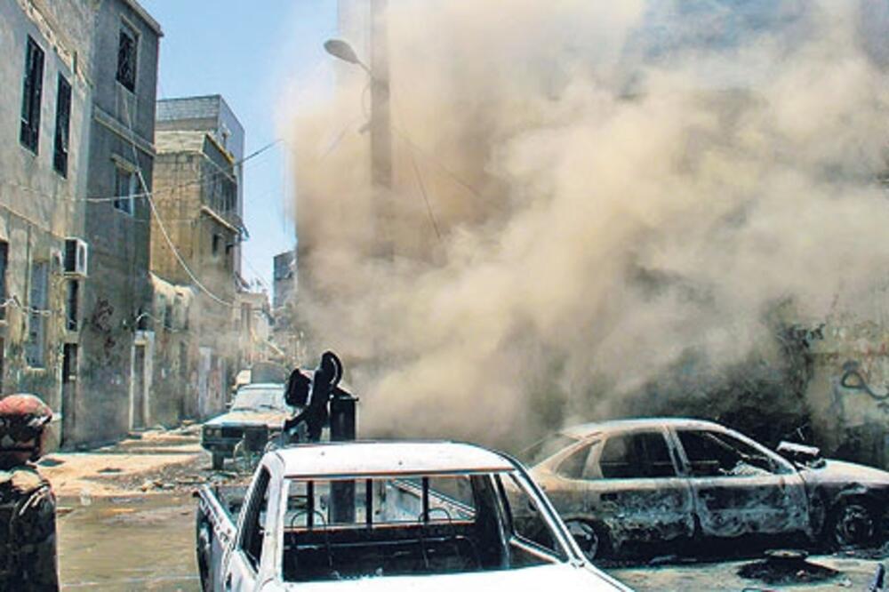 Sirija, Damask, bombardovanje, Foto: Newspano.com