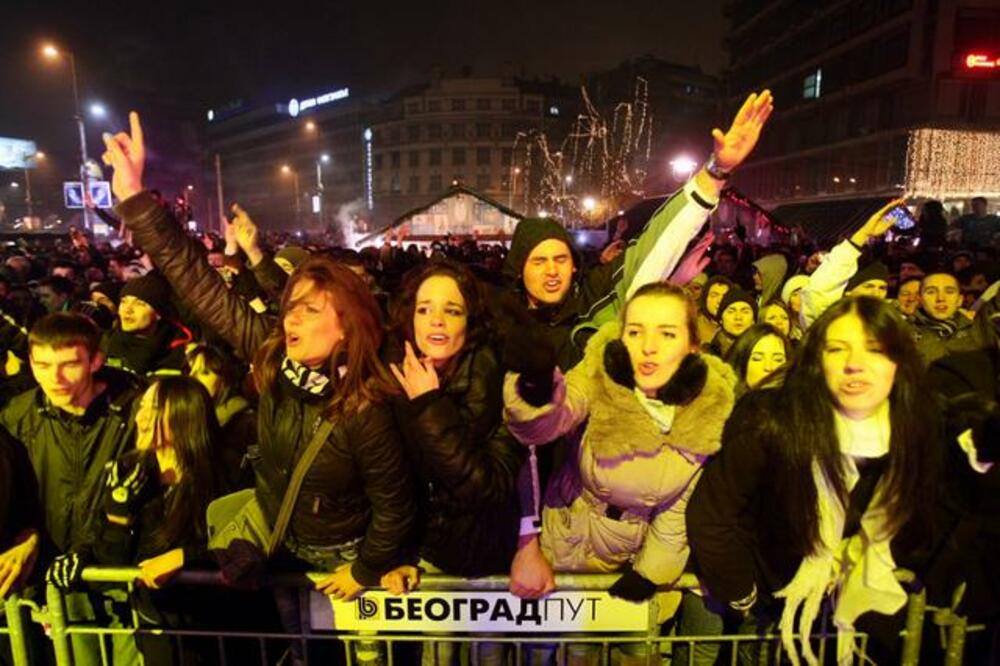 Doček Nove godine Beograd, Foto: BETAPHOTO