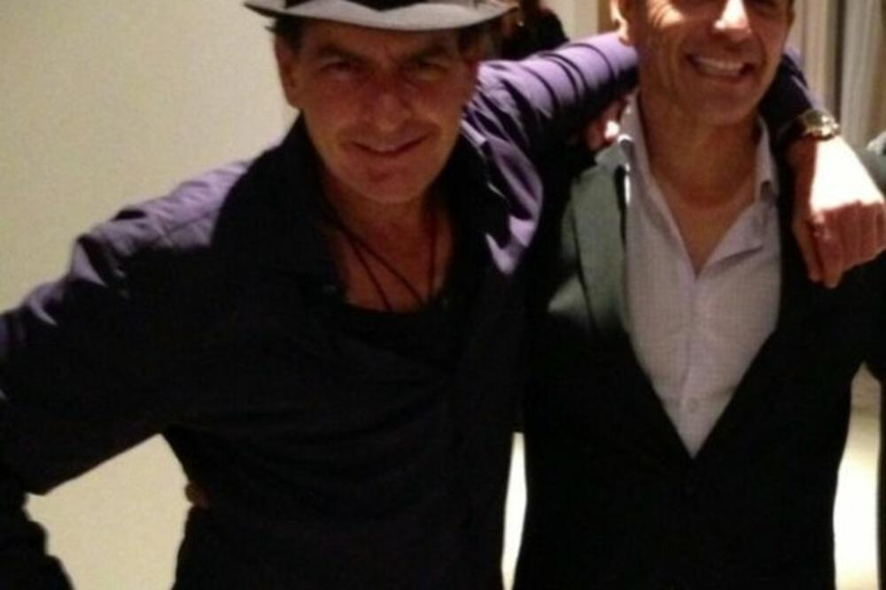 Čarli Šin i gradonačlelnik, Foto: Twitter