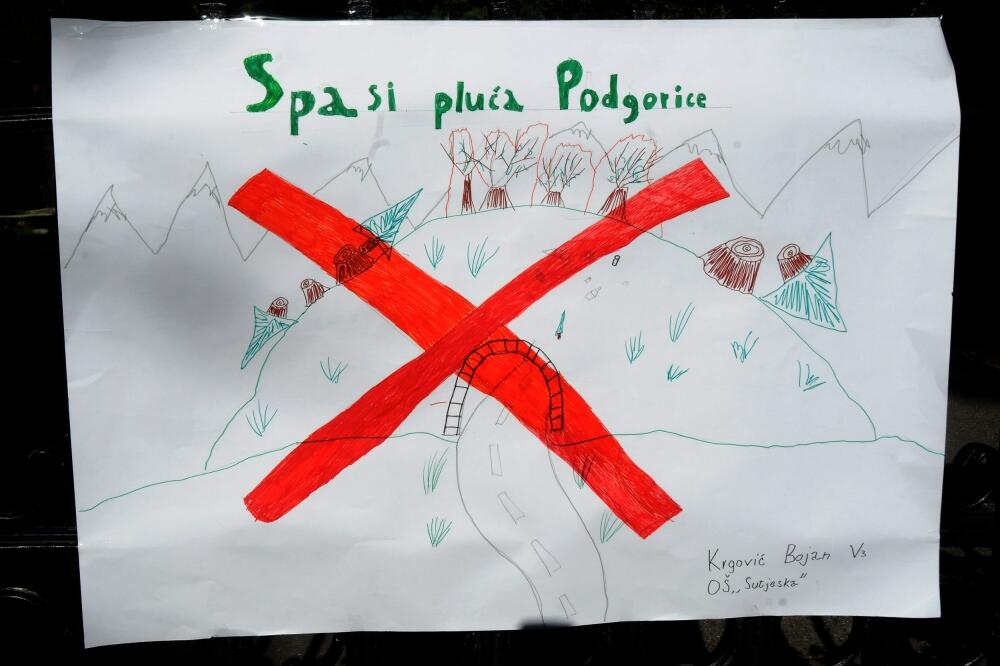 Gorica protest, Foto: Luka Zeković