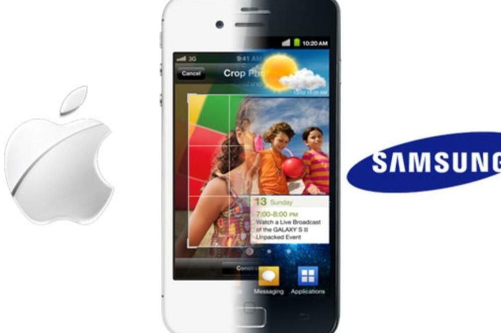 Apple Samsung logo, Foto: Mashable.com
