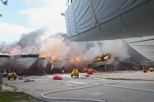 Hrvatska: Na Krku izgorjelo 20 jahti