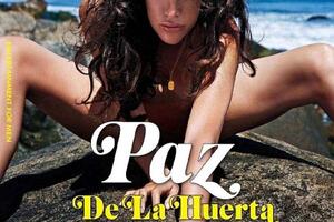 Paz de la Uerta na naslovnoj strani "Plejboja"