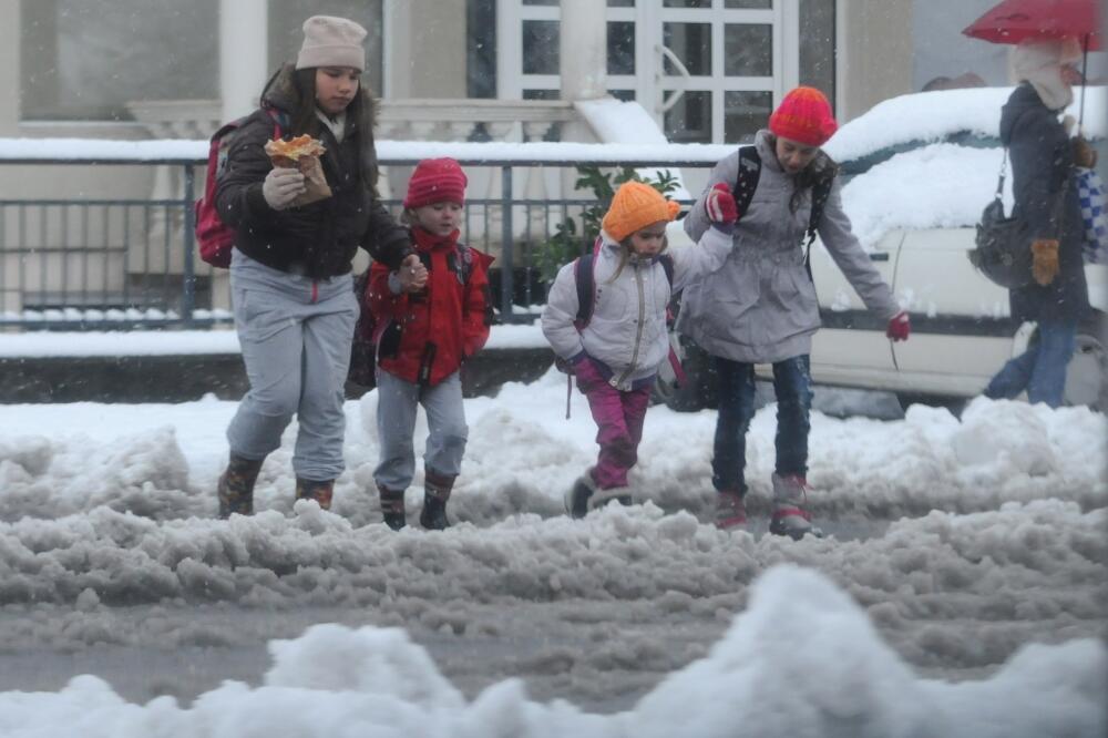 Podgorica snijeg, Foto: Savo Prelević