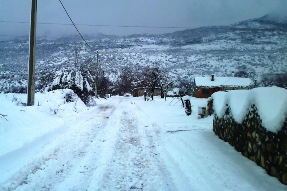 Danilovgrad snijeg, Foto: Aleksandra Milatović