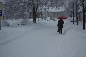 Na Cetinju -12 stepeni, najtoplije u Baru