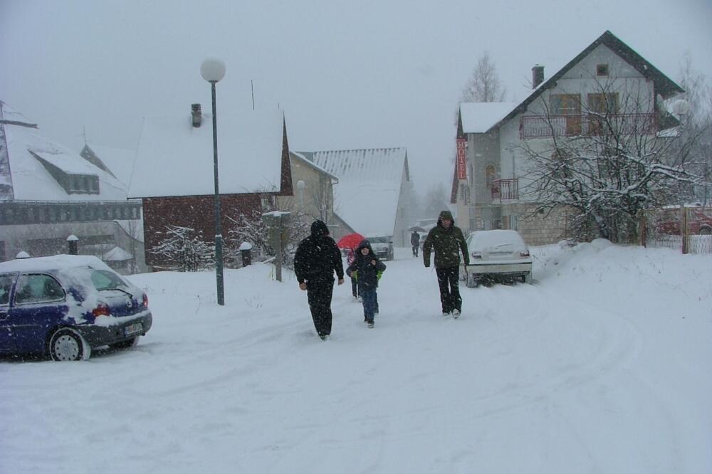 Žabljak, snijeg, Foto: Obrad Pješivac