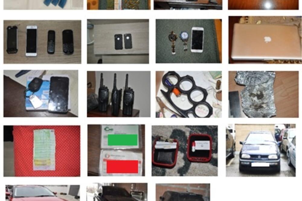 Oduzeto oružje i automobili, Foto: Uprava policije