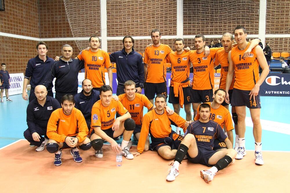 Odbojkaši Budvanske rivijere, Foto: Cev.lu