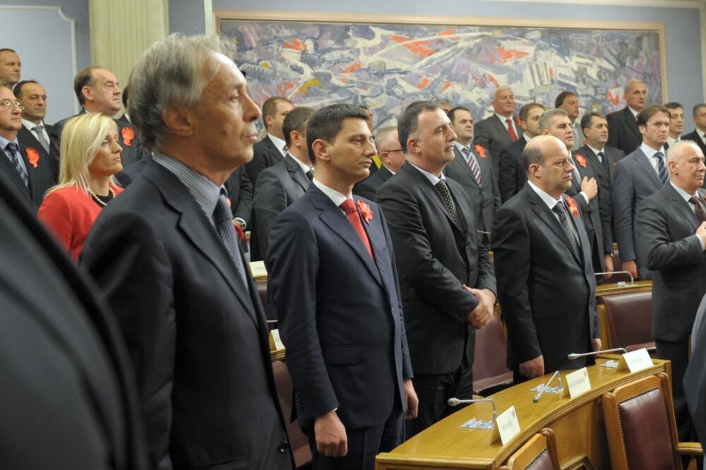 Miodrag Lekić, Darko Pajović, Srđan Milić, Foto: Savo Prelević