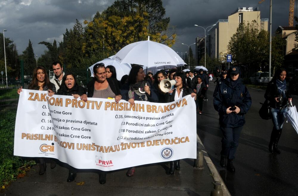 Protest protiv nasilnih brakova