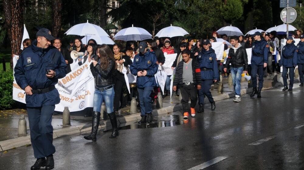 Protest protiv nasilnih brakova