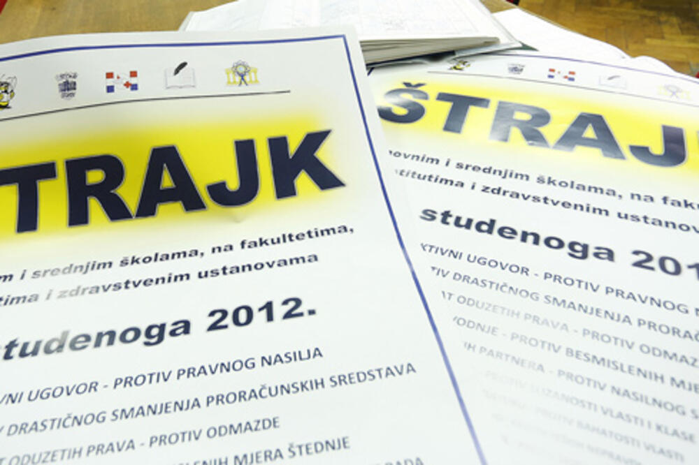 Štrajk Hrvatska, Foto: Damjan Tadić
