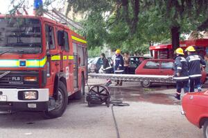 Podgorica: Požar u stanu u Ulici Radosava Burića