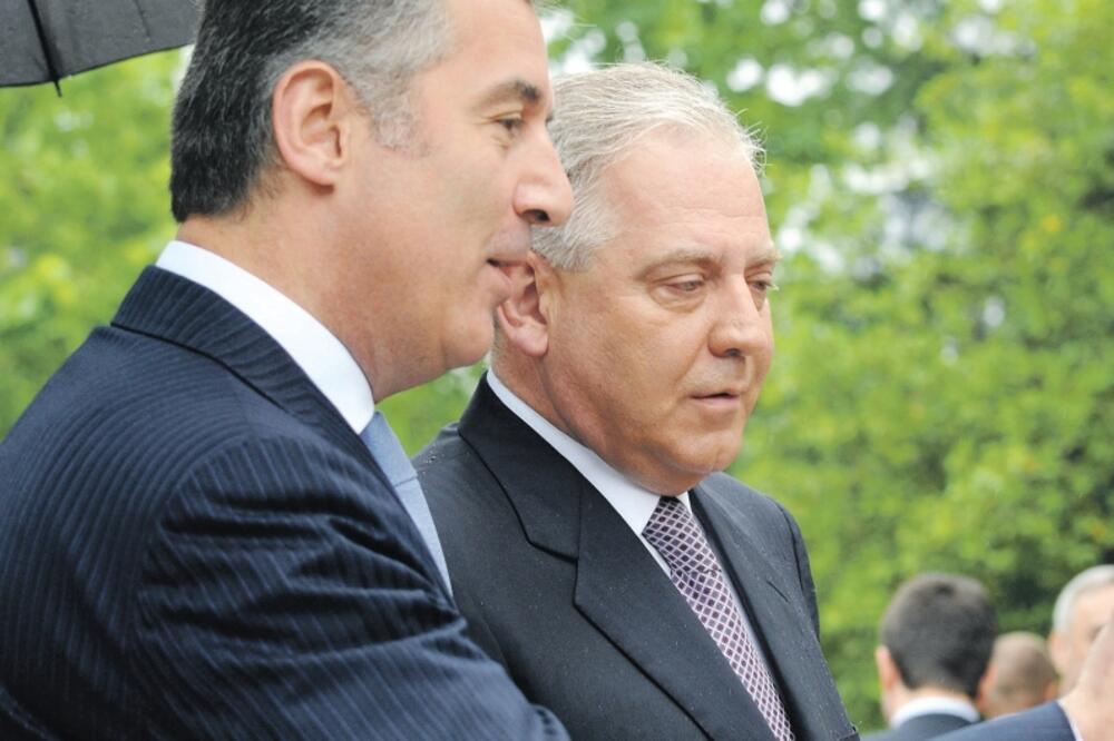 Milo Đukanović, Ivo Sanader, Foto: Savo Prelević