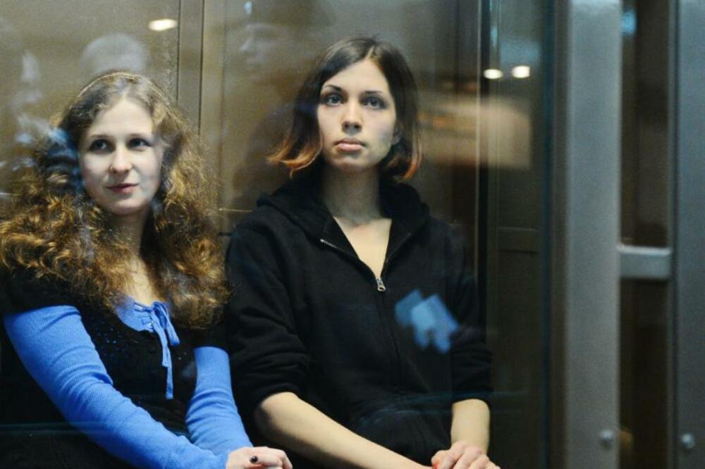 Nadežda Tolokonjikova, Marija Aljohina, Pussy Riot, Foto: AFP