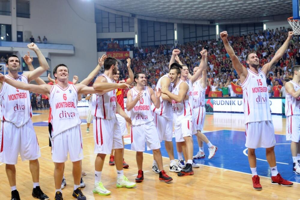 Košarkaši Crne Gore, Foto: Savo Prelević