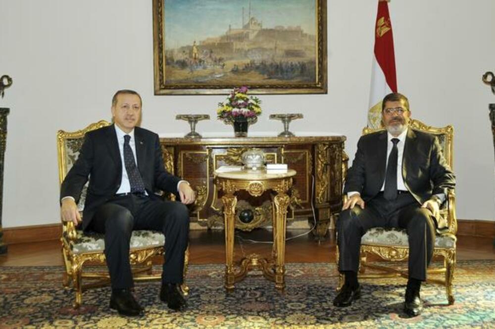 Tajip Erdogan, Muhamed Mursi, Foto: Beta/AP