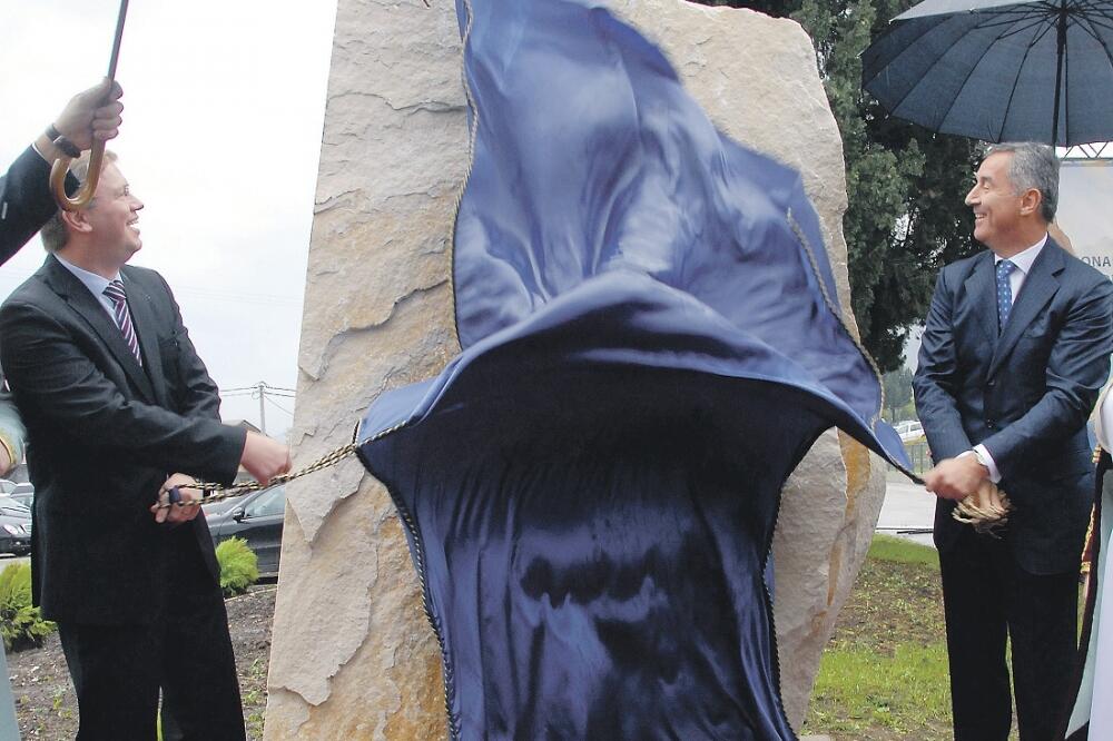 Milo Đukanović i Štefan File, Foto: Savo Prelević