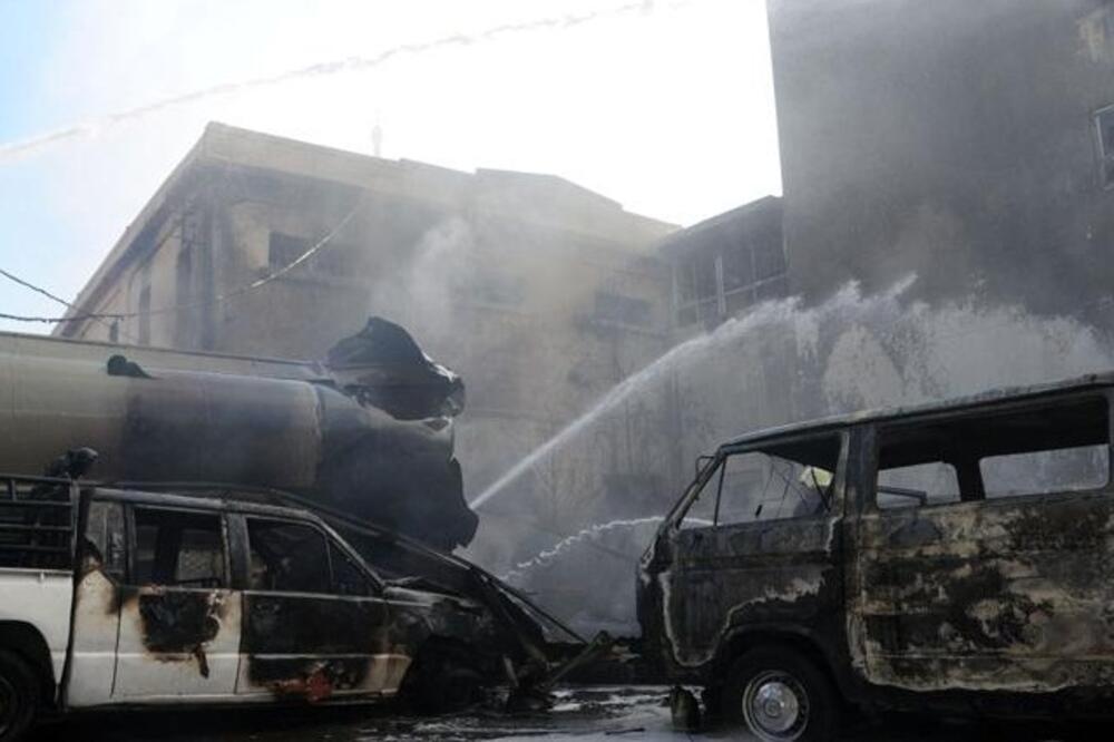 Sirija, bombe Damask, Foto: AFP
