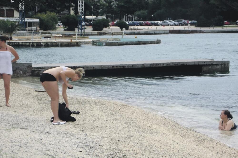 more, kupanje novembar, Dobrota, Kotor Dobrota, Foto: Ivana Komnenić