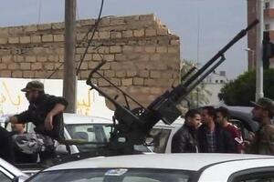 Sukob milicija kod glavnog štaba u Tripoliju