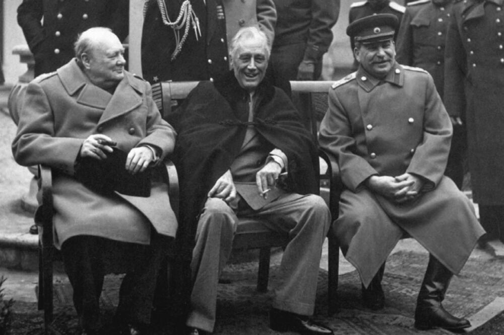 Vinston Čerčil, Ruzvelt, Staljin, Foto: Wikimedia.org
