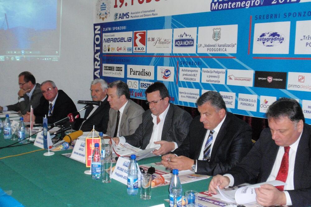 Podgorički maraton press, Foto: Atletski savez Crne Gore