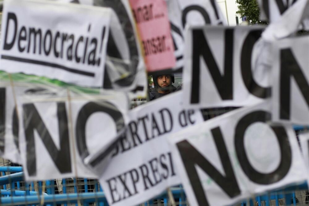 Španija, Madrid, protesti, Foto: Rojters