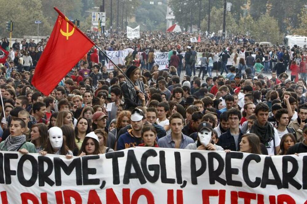 Italija, studenti, protesti, Foto: Newshopper.sulekha.com