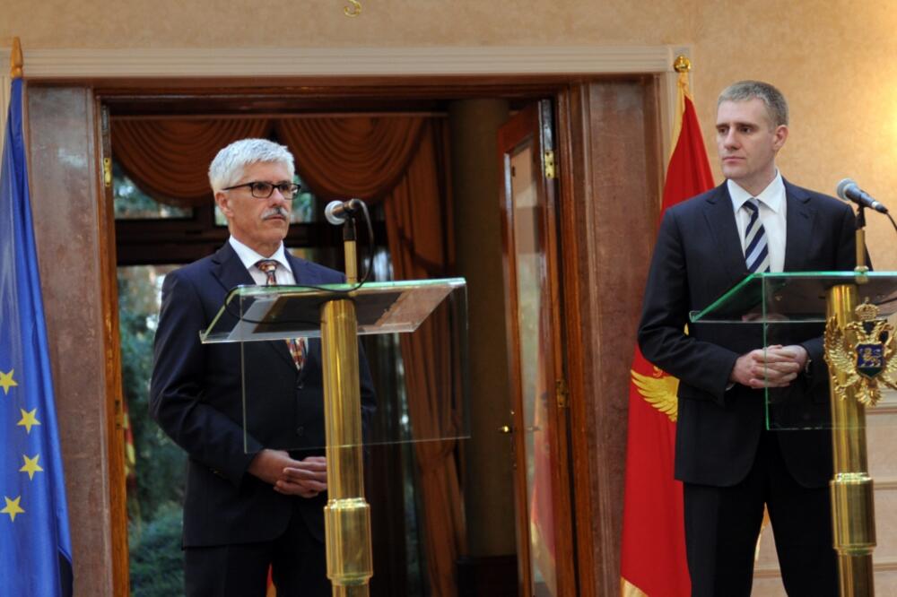 Mitja Drobnič, Igor Lukšić, Foto: Savo Prelević