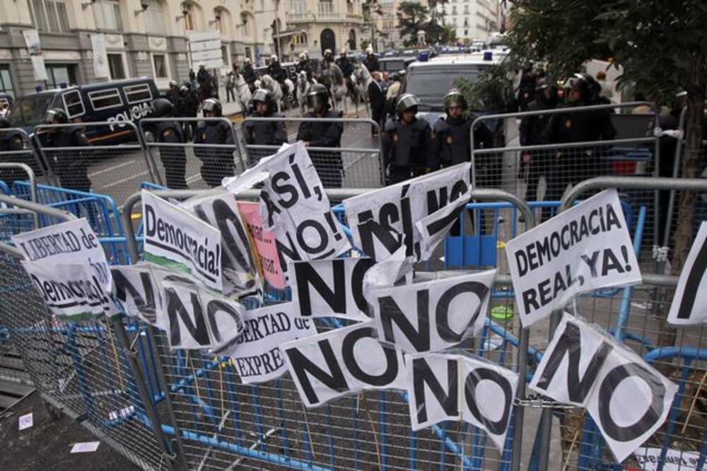 Madrid, protesti, Foto: Rojters