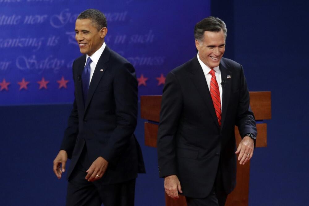 Barak Obama Mit Romni, Foto: Reuters