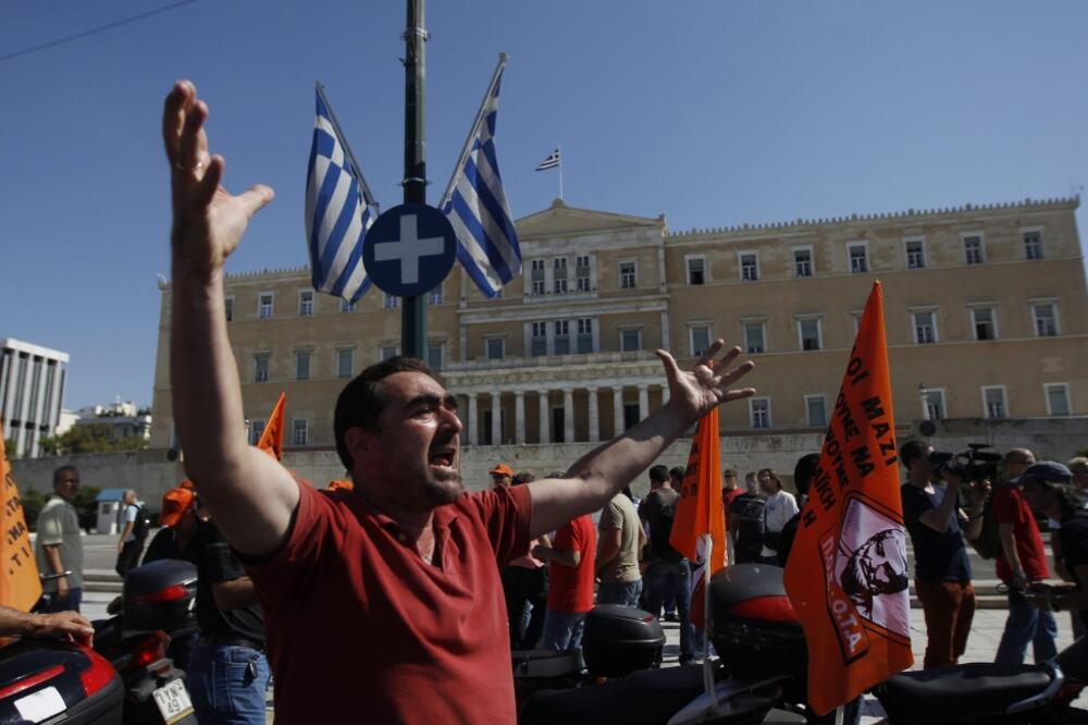 Grčka protest djeca, Foto: Reuters