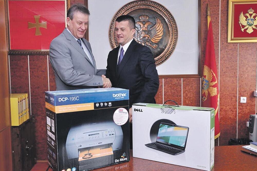 Žarko Pavićević i Miloš Radulović, Foto: Uprava policije