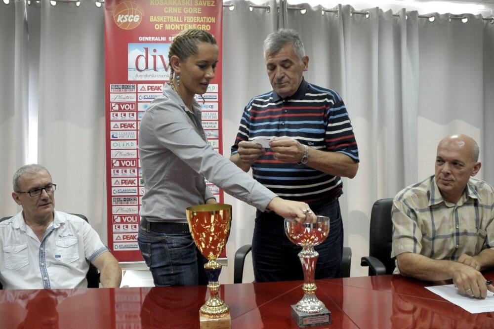 Žrijeb za Kup CG, Foto: Košarkaški savez Crne Gore